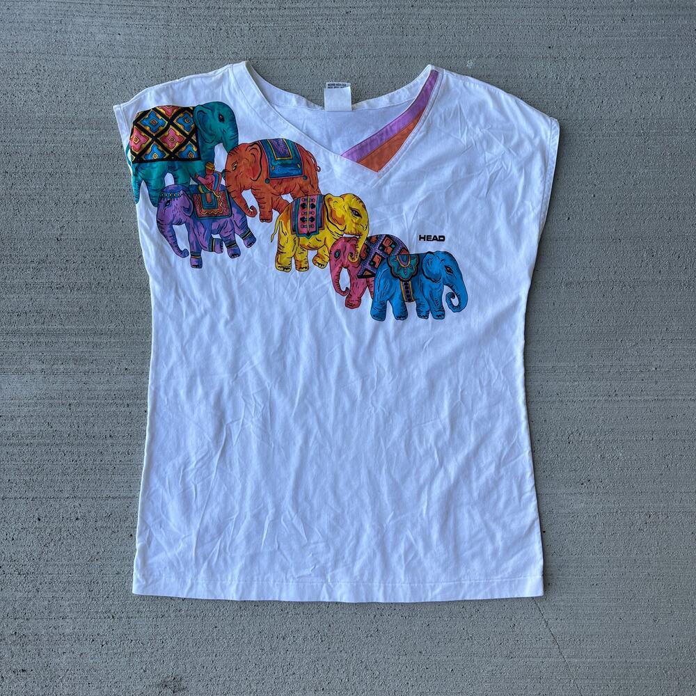 Rare Vintage 80s/90s Head Tennis Collared Polo Top Women's Size M